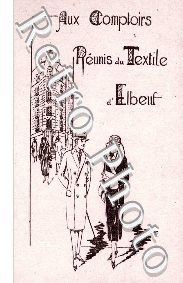 Aux comptoirs reunis du textile d'Elbeuf