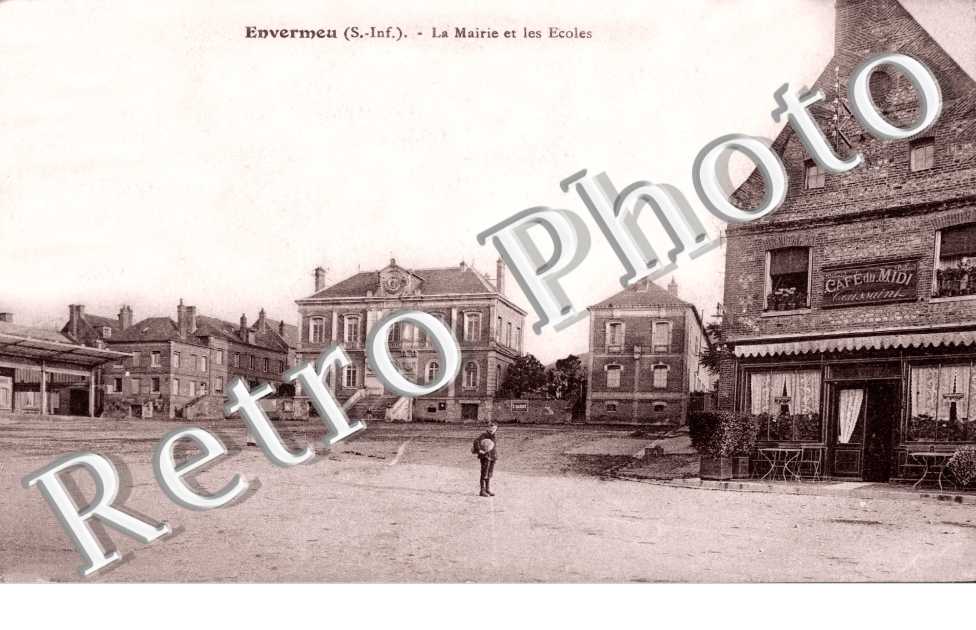 la mairie et les ecoles