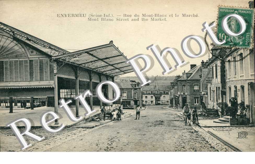 rue du mont blanc et le marche