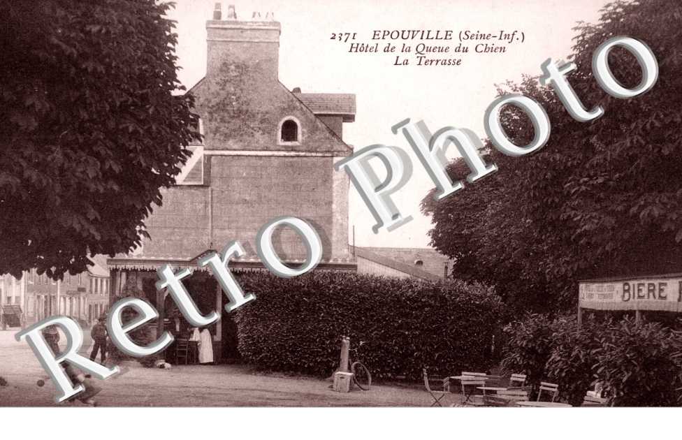 hotel de la Queue du Chien, la terrasse