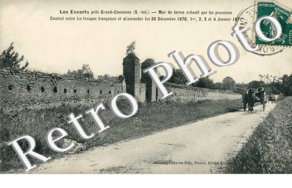 Mur de Ferme Crénélé par les Prussiens