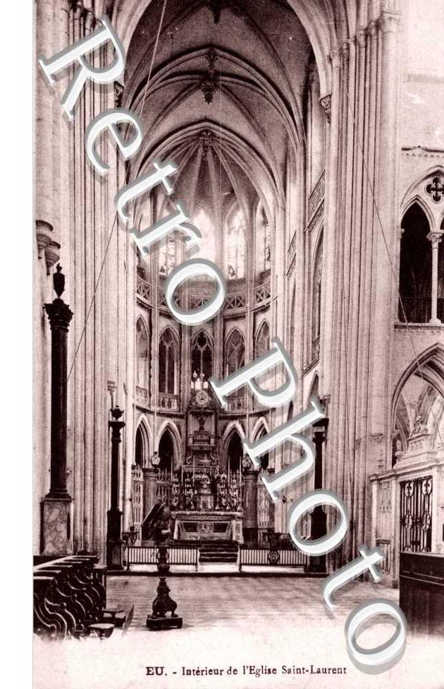 interieur de l'eglise  saint Laurent