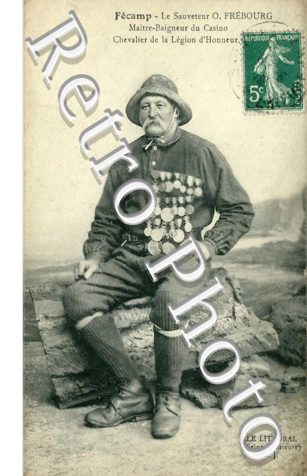 Le sauveteur o. Frebourg - Maitre-baigneur du casino