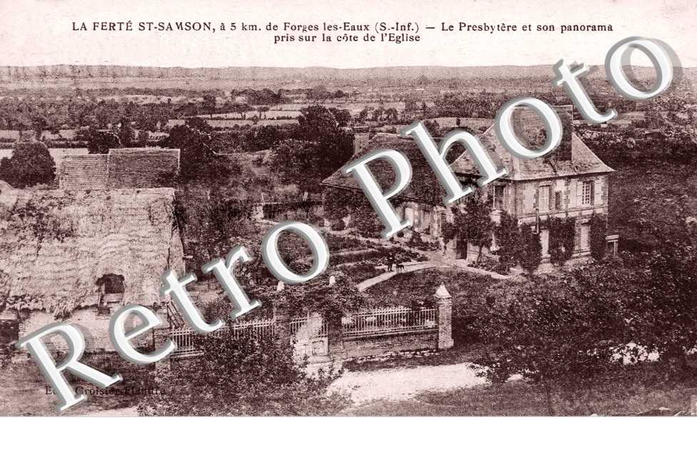 le Presbytere et son Panorama pris sur la Cote de l'Eglise