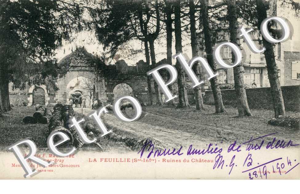 ruines du château (1904)