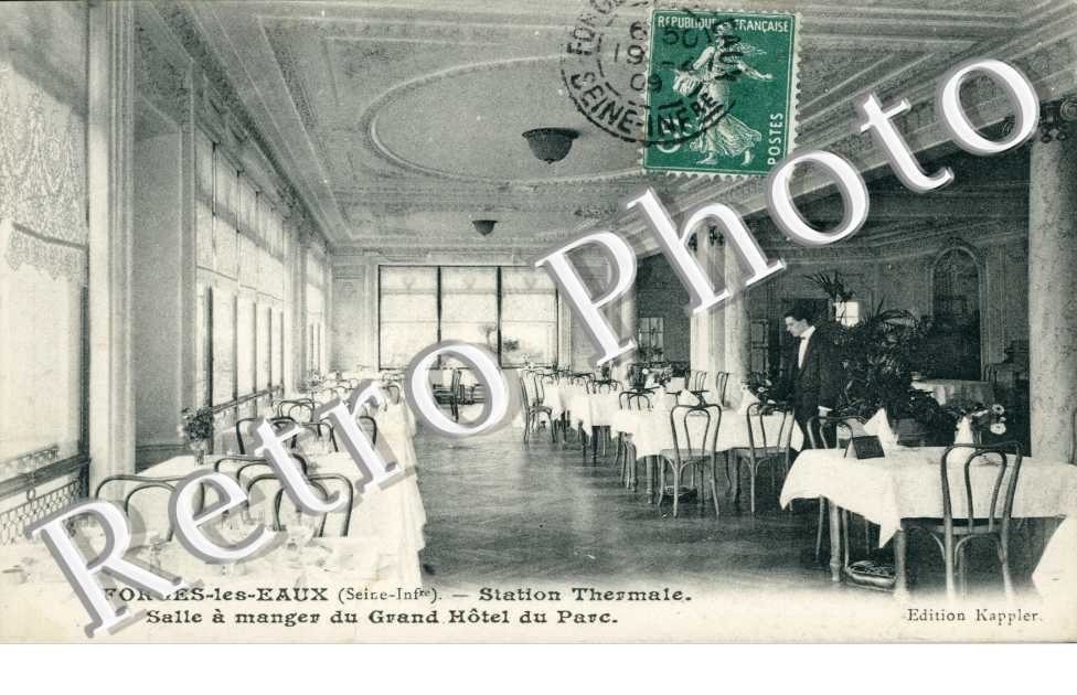la Station Thermale, la Salle a Manger du Grand Hotel du Parc