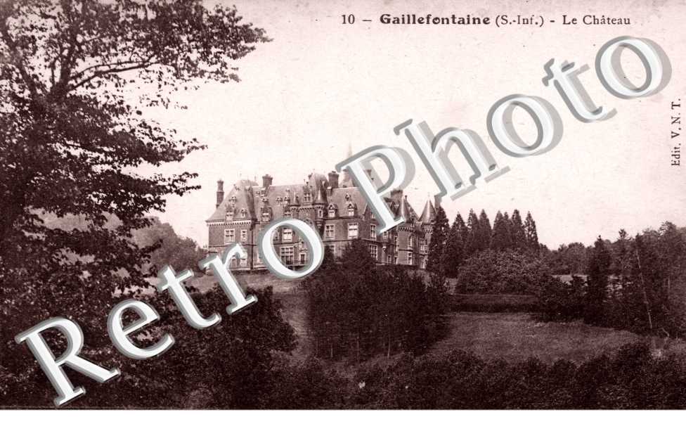 une vue du château