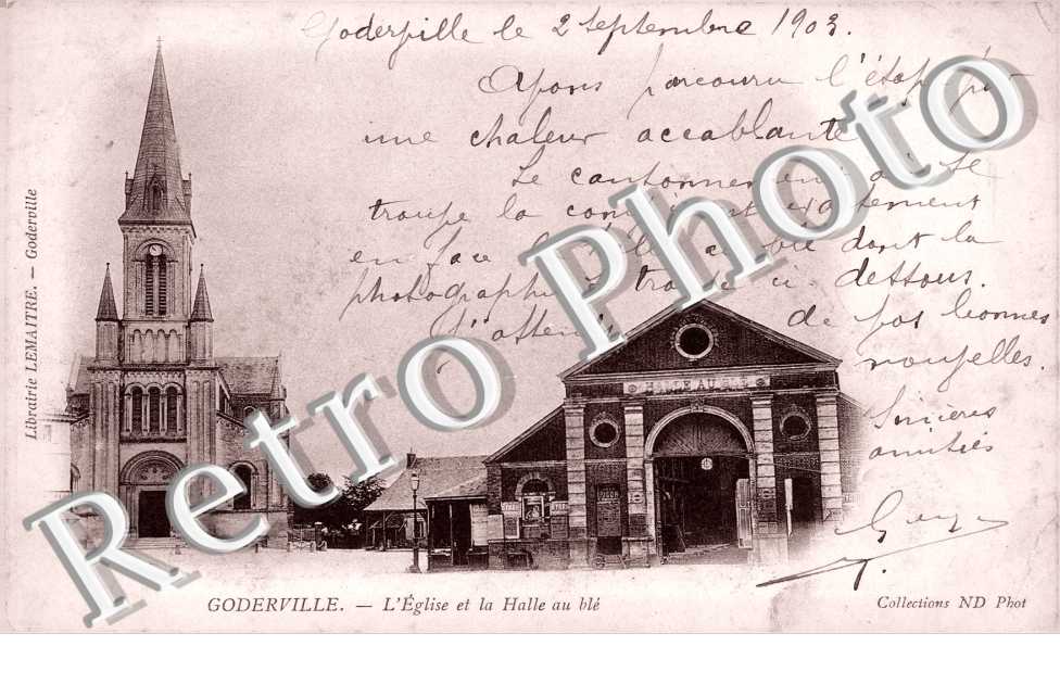 l'Eglise et la Halle au ble