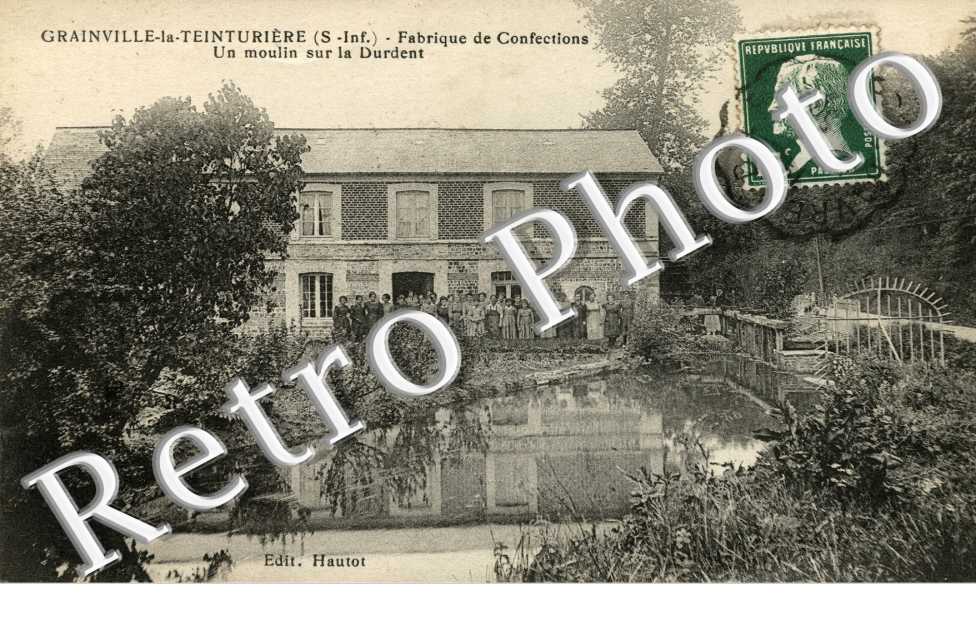 fabrique de confections - un moulin sur la Durdent