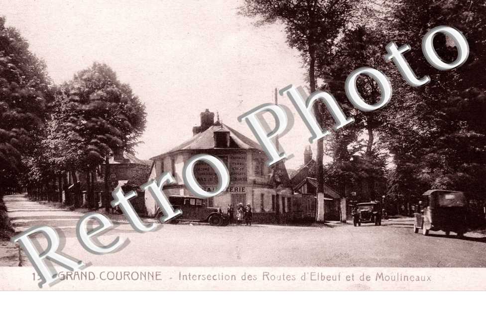 l'Intersection des Routes d'Elbeuf et de Moulineaux