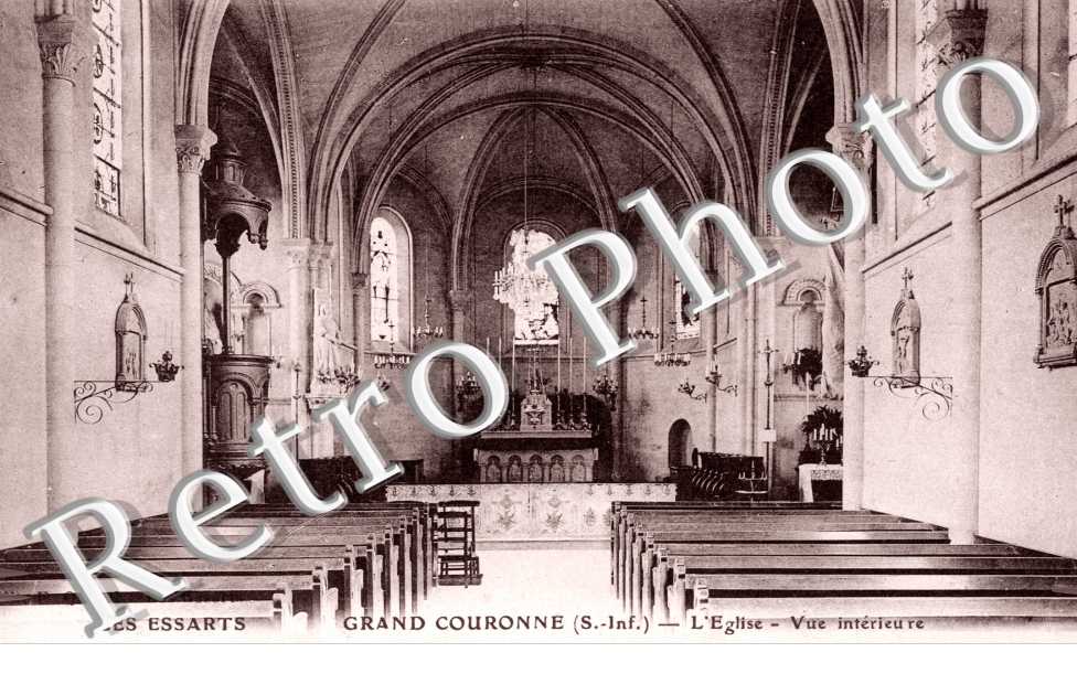 Interieur de l'eglise - Les Essarts