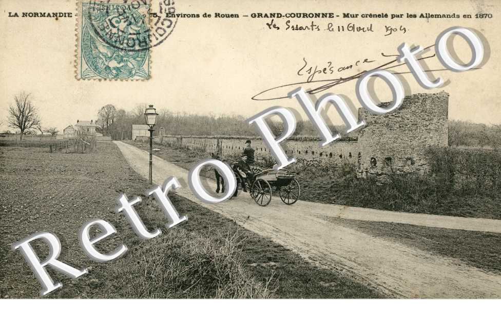 le Mur crenele par les Allemands en 1870