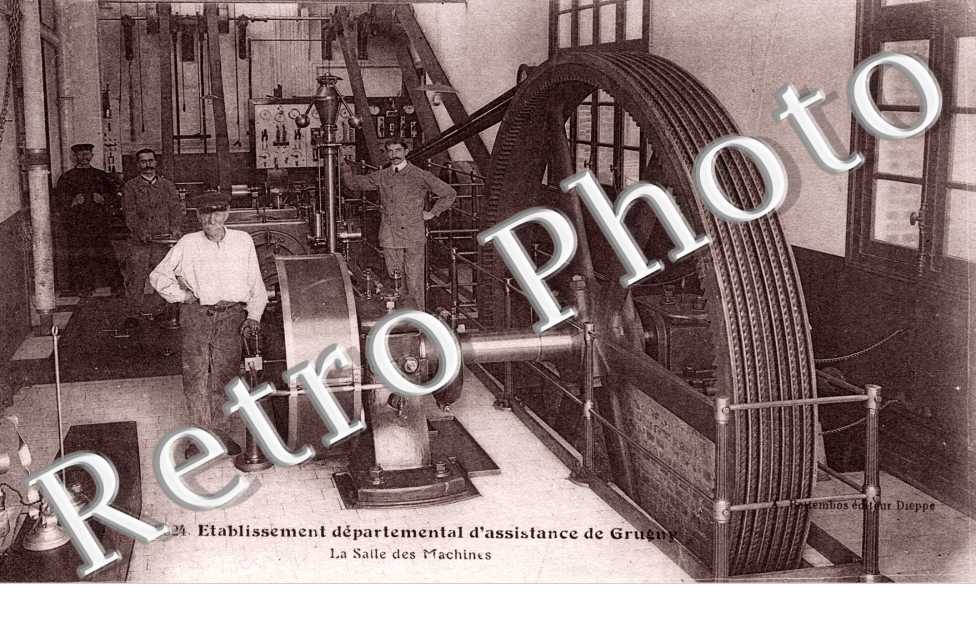 Etablissement departemental d'assisstance - la salle des machines