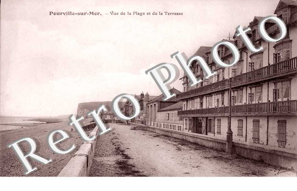 POURVILLE Vue de la Plage et de la Terrasse