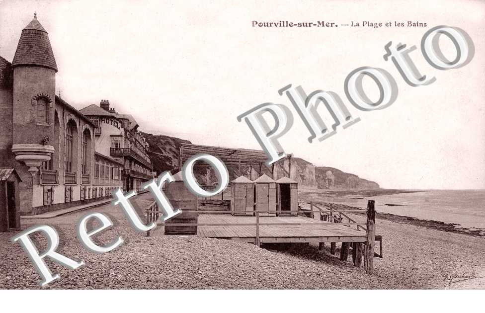 Pourville, la Plage et les Bains