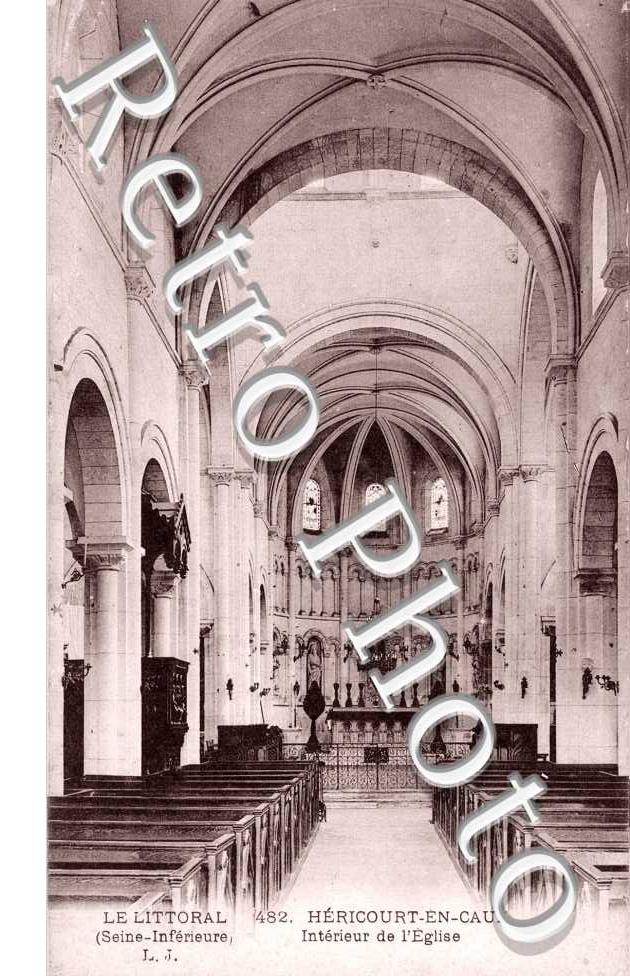 intérieur de l'église (1906)