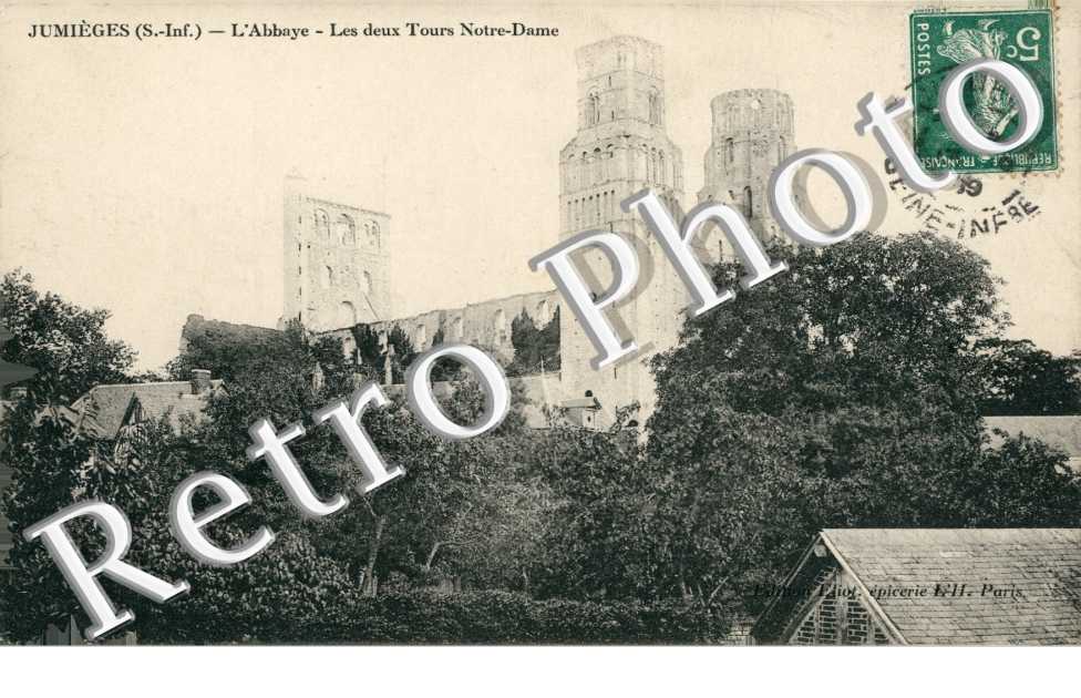 l'abbaye - les deux tours Notre Dame