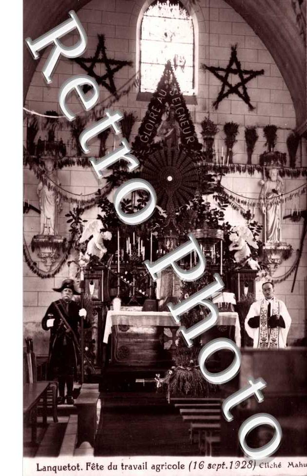 fete du travail agricole (16 sept 1928) Intérieur de l'Eglise