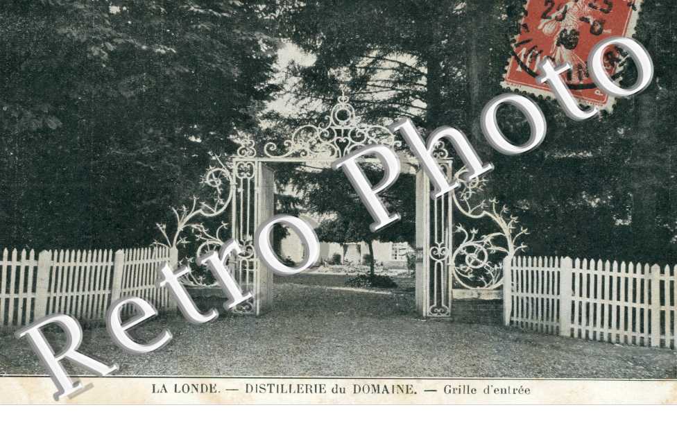 distillerie du domaine, grille d'entree