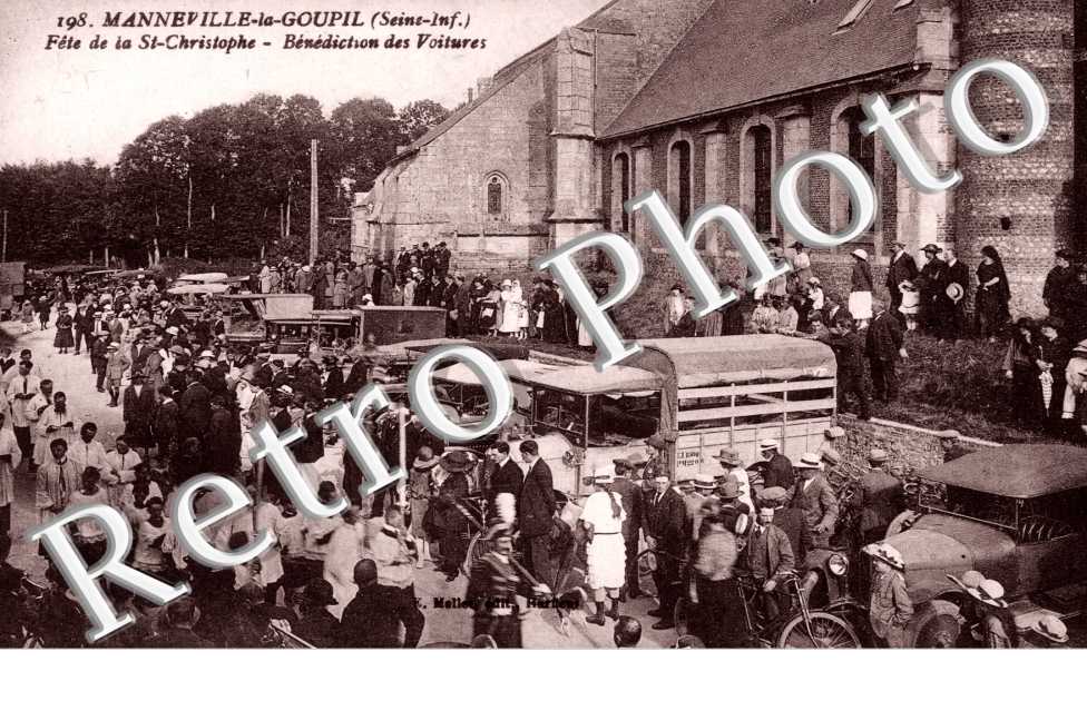 Fete de la Saint-Christophe, la Benediction des Voitures