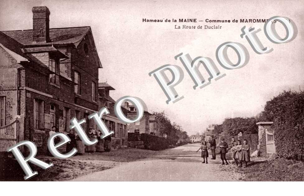Hameau de la Maine - La route de Duclair
