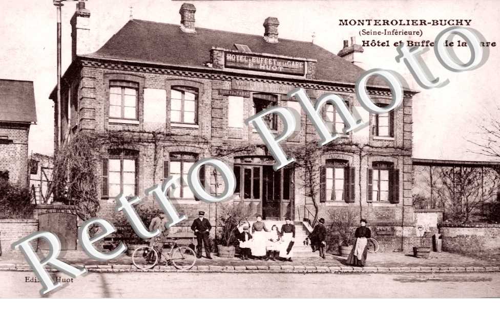 l'Hotel et Buffet de la Gare,Monterolier-Buchy