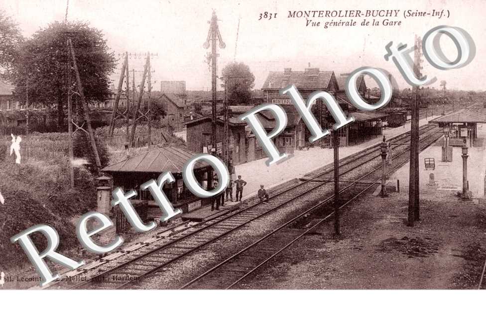 Vue Generale de la Gare, Monterolier-Buchy
