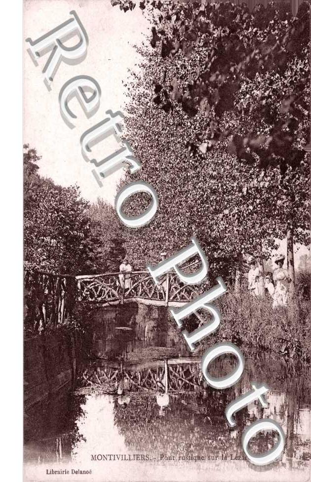 Pont rustique sur la Lezarde
