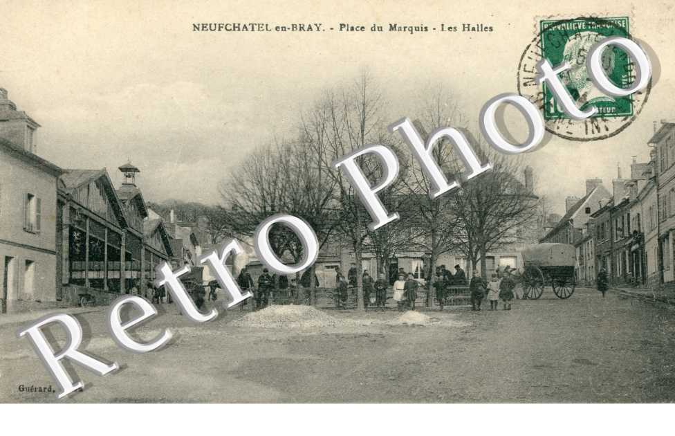 la Place du Marquis, les Halles