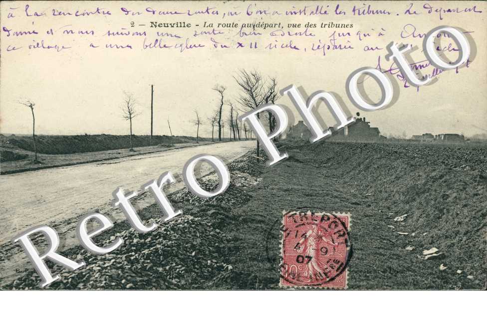 la Route au Depart, Vue des Tribunes