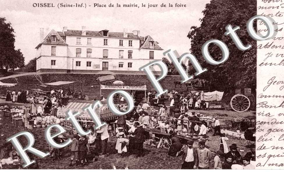 la Place de la Mairie, le Jour de la Foire