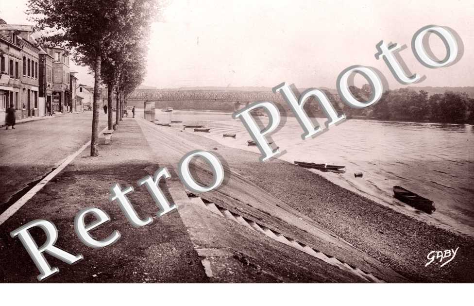 le Quai et les Ponts d'Eleuf et de Rouen