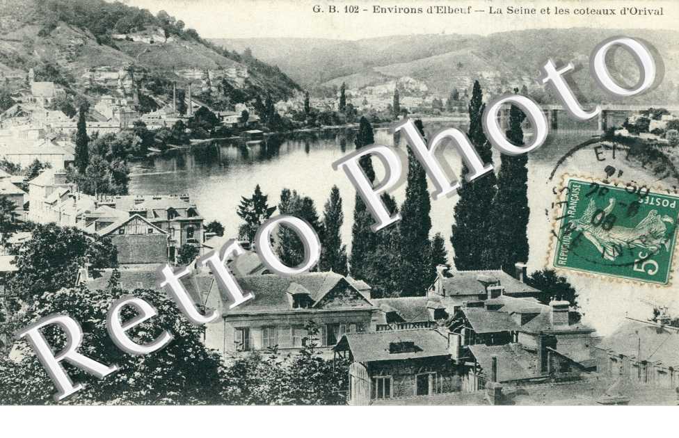 la Seine et les coteaux d'Orival