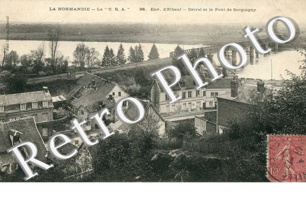 Orival et le Pont de Serquigny