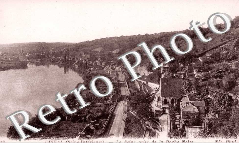 la Seine prise de la Roche Noire