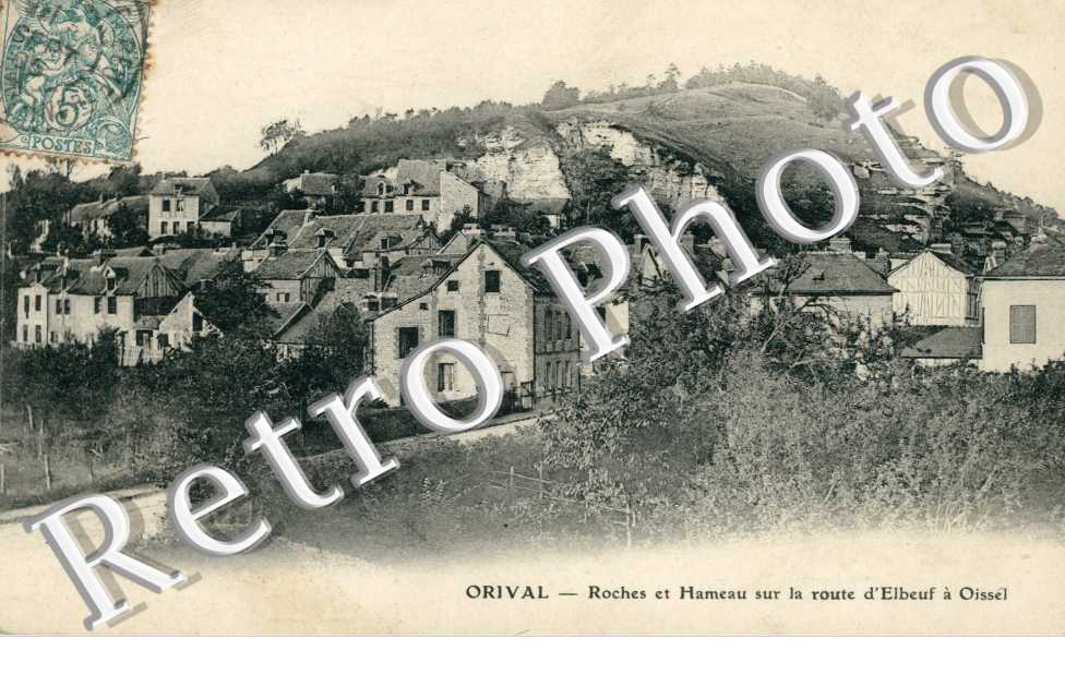 Roches et Hameaur sur la route d'Elbeuf a Oissel