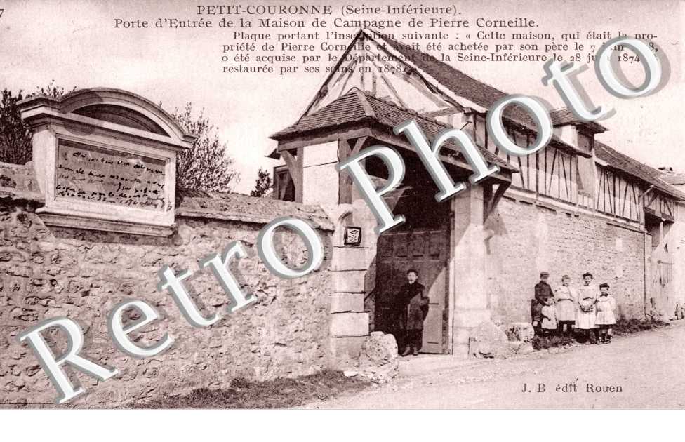 Porte d'entree de la maison de campagne de Pierre corneille