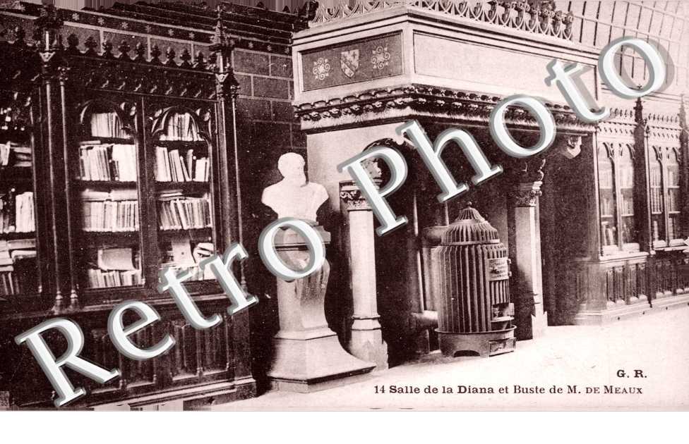 Salle de la Diana et buste de M. de Meaux