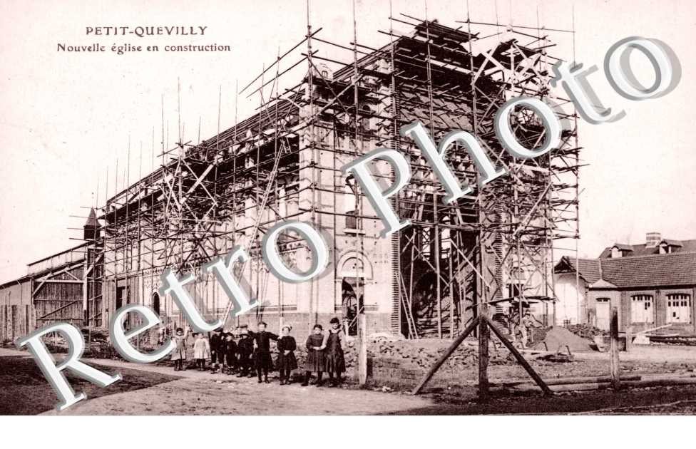 la Nouvelle Eglise en construction