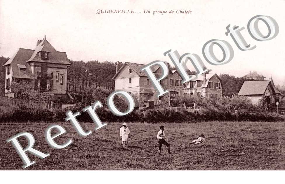 Un groupe de chalets