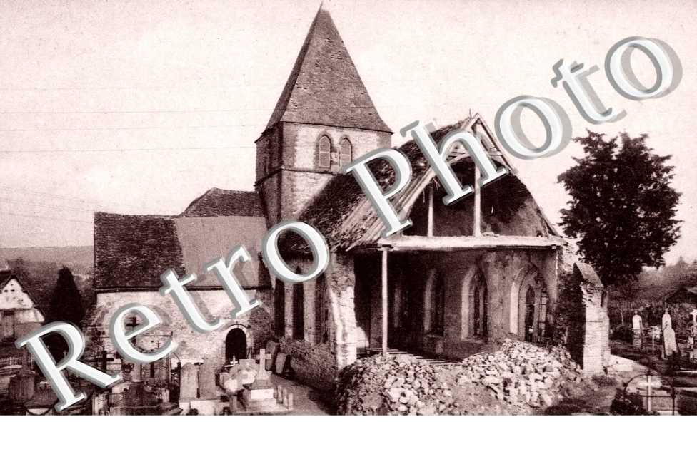 l'église après le 4 juillet 1944