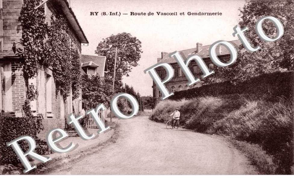 Route de Vascoeil et gendarmerie