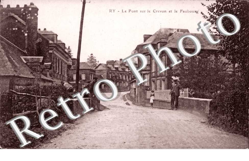 le Pont sur le Crevon et le Faubourg