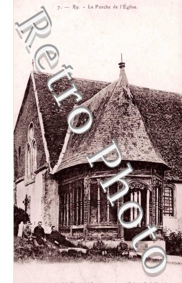 le porche de l'église