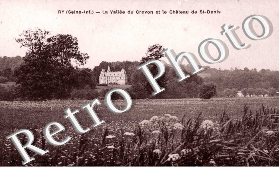 la vallée du Crevon et le château de Saint-Denis