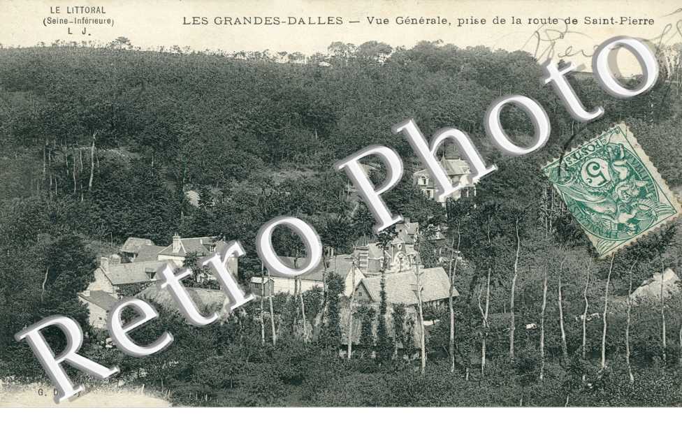 les Grandes-Dalles, Vue generale prise de la Route de Saint-Pierre