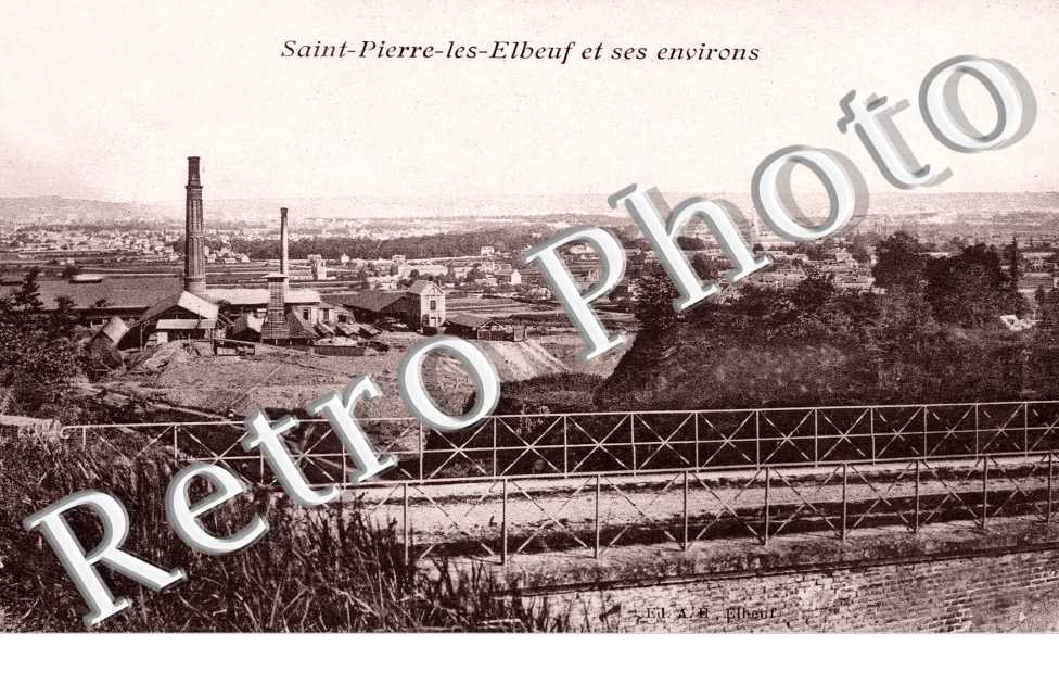 Vue d'Ensemble de Saint-Pierre-les-Elbeuf et ses Environs