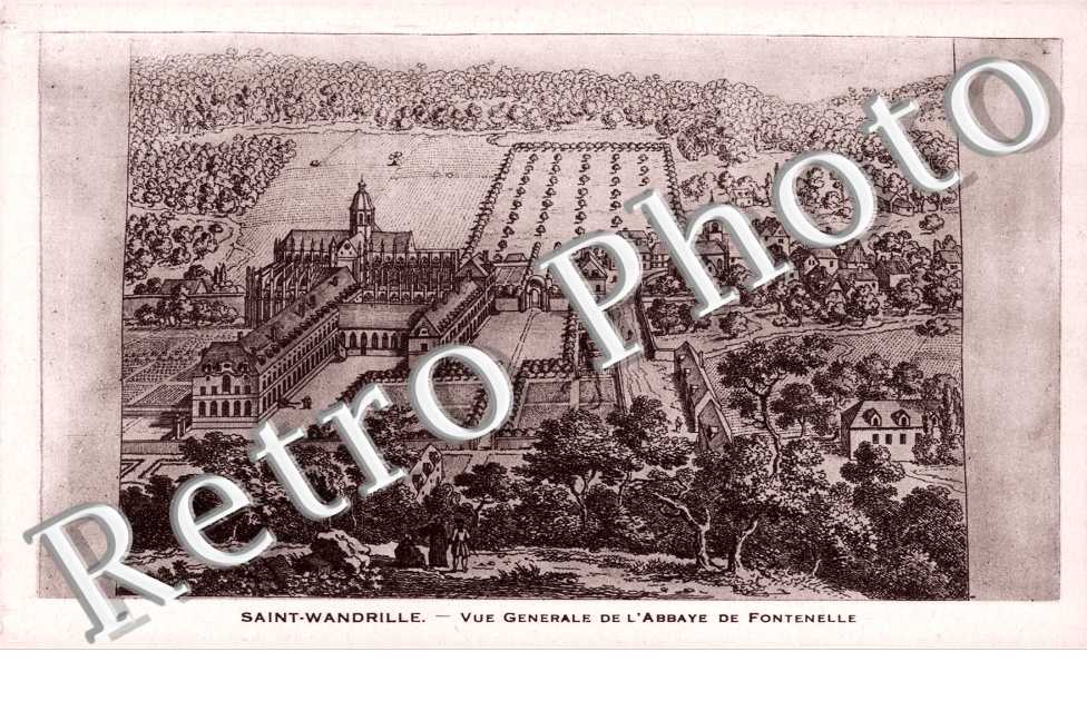vue générale de l'Abbaye de Fontenelle