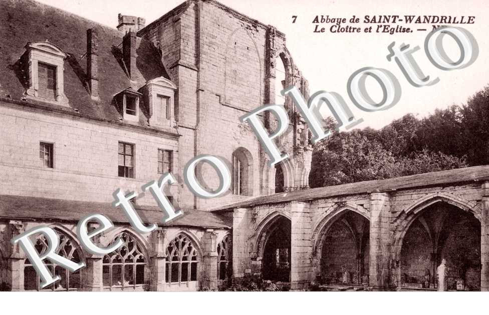 Abbaye, le coître et l'église