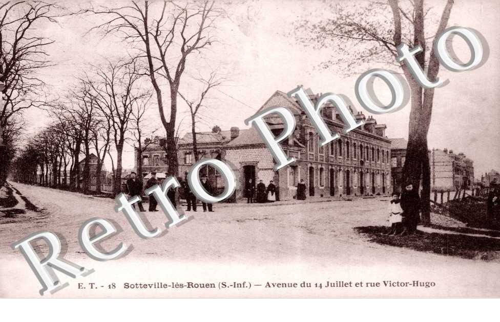 Avenue du 14 juillet et rue Victor Hugo